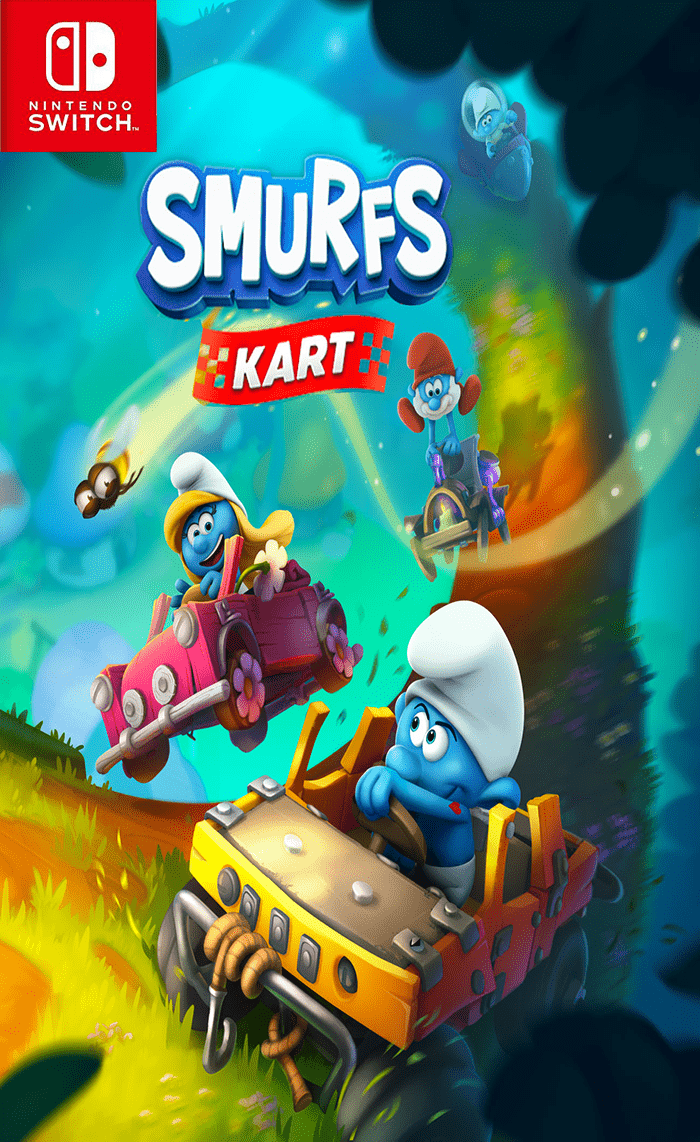 Smurfs Kart Switch Cover Art
