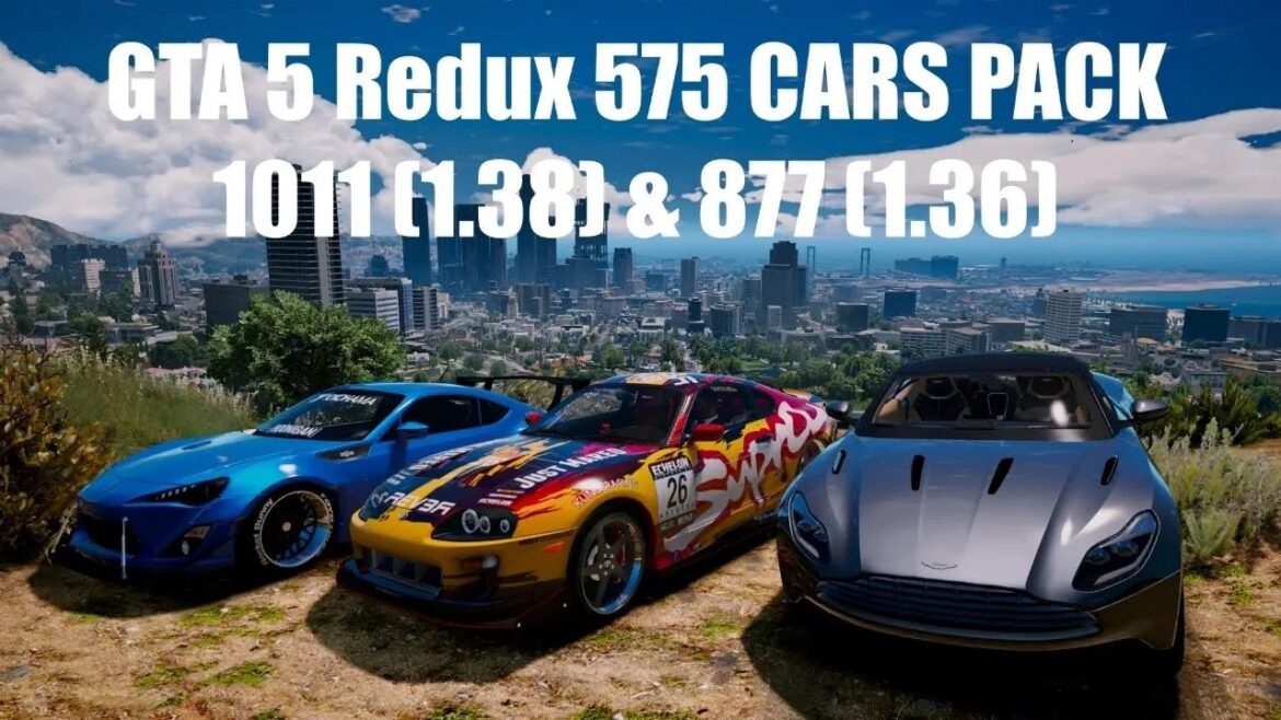 Gta 5 redux 575 cars pack как установить