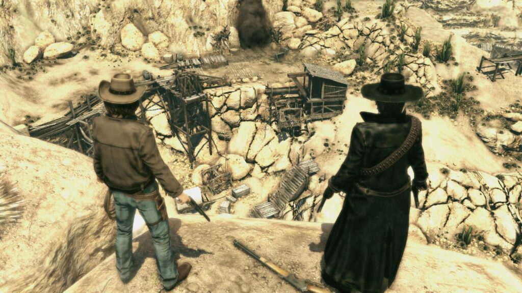 Authentic Weapons: Call of Juarez Bound in Blood features an array of authentic weapons from the Old West, including pistols, rifles, shotguns, and dynamite. Each weapon has its own unique feel and mechanics, adding to the game's realism.