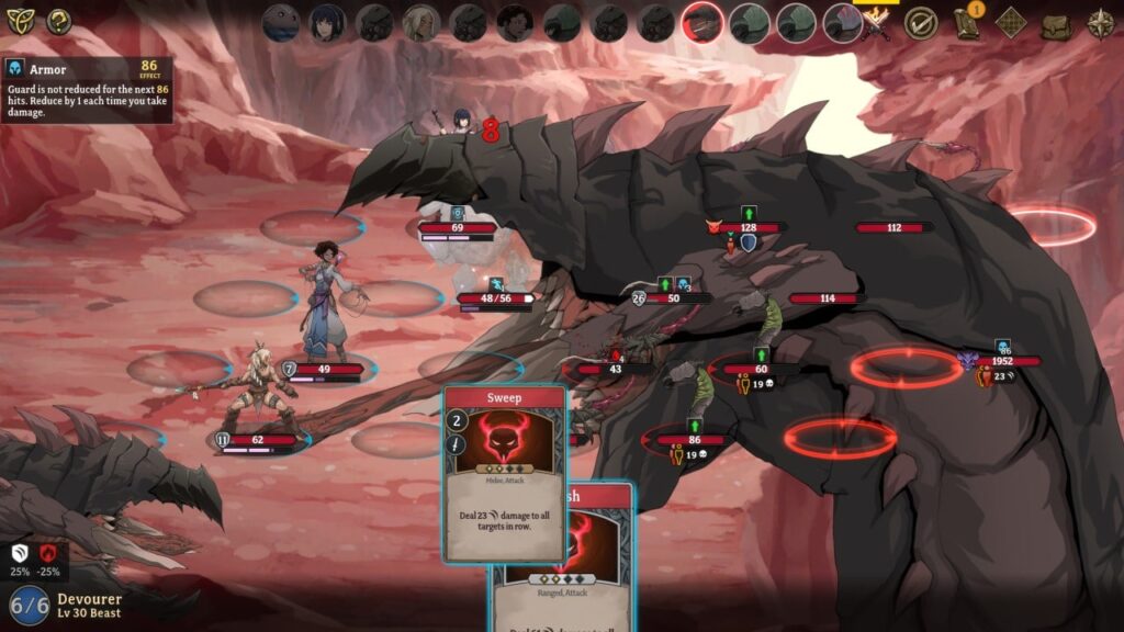 Deck-building gameplay: The game's deck-building mechanics allow players to customize their hero's abilities and playstyle, adding a layer of strategy and depth to the gameplay.