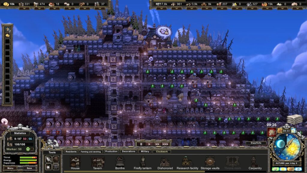 Retro-Inspired Graphics: Stonedeep's graphics are retro-inspired, providing a nostalgic feel to the game's aesthetics. The game's world is presented in a pixelated style, which enhances the sense of adventure and exploration.