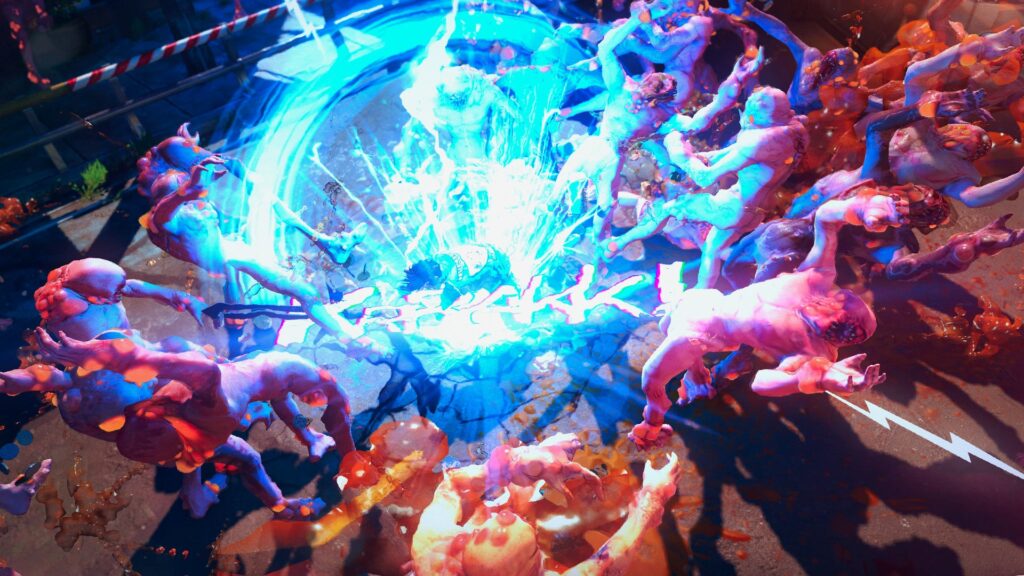 Unique Combat System: Sunset Overdrive features a wide range of weapons and abilities that allow players to take down hordes of monsters in creative and explosive ways. From exploding teddy bears to flame-throwing guitars, the game's combat system is both varied and entertaining.
