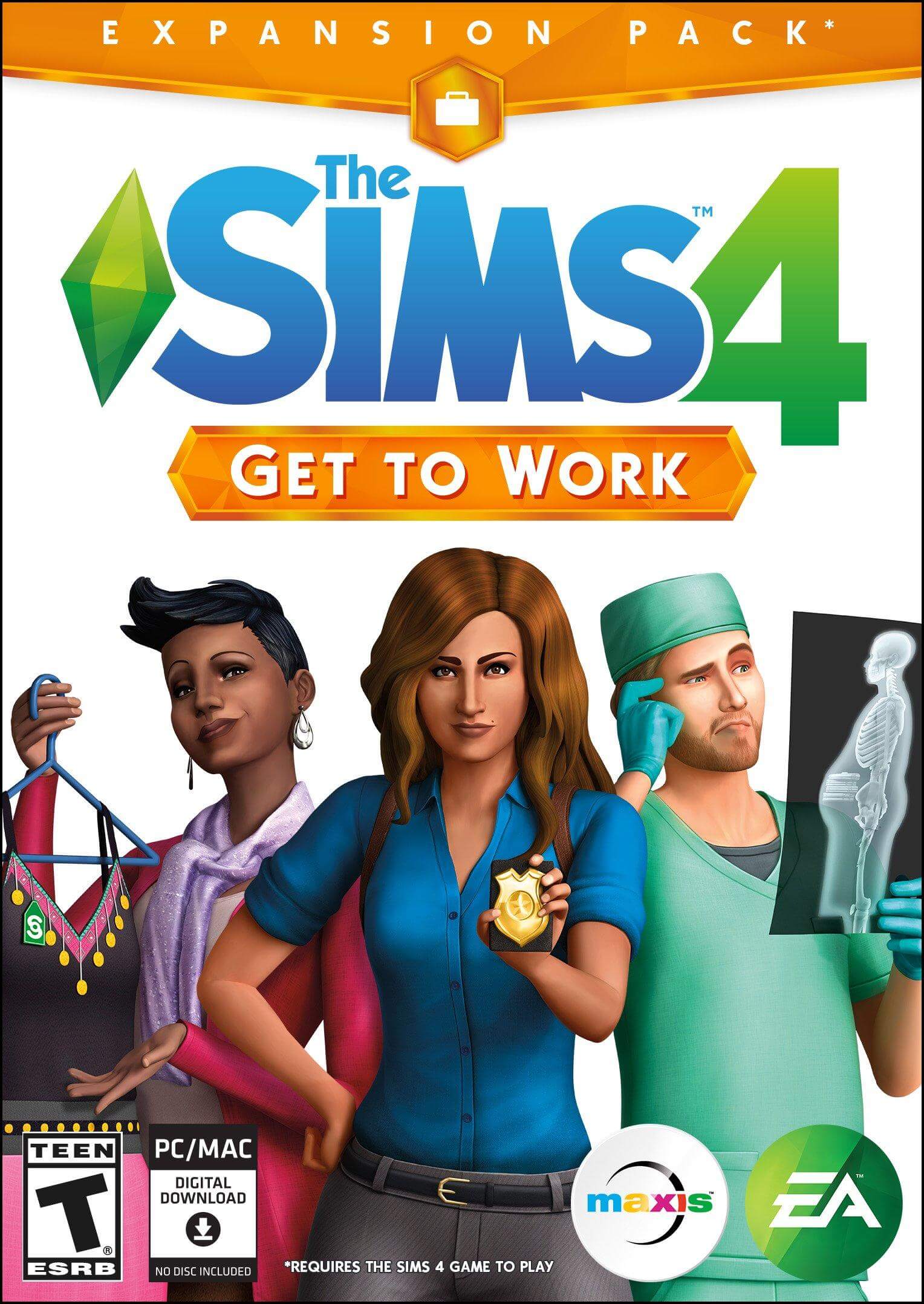 The Sims 4 Get To Work Free Download GAMESPACK.NET