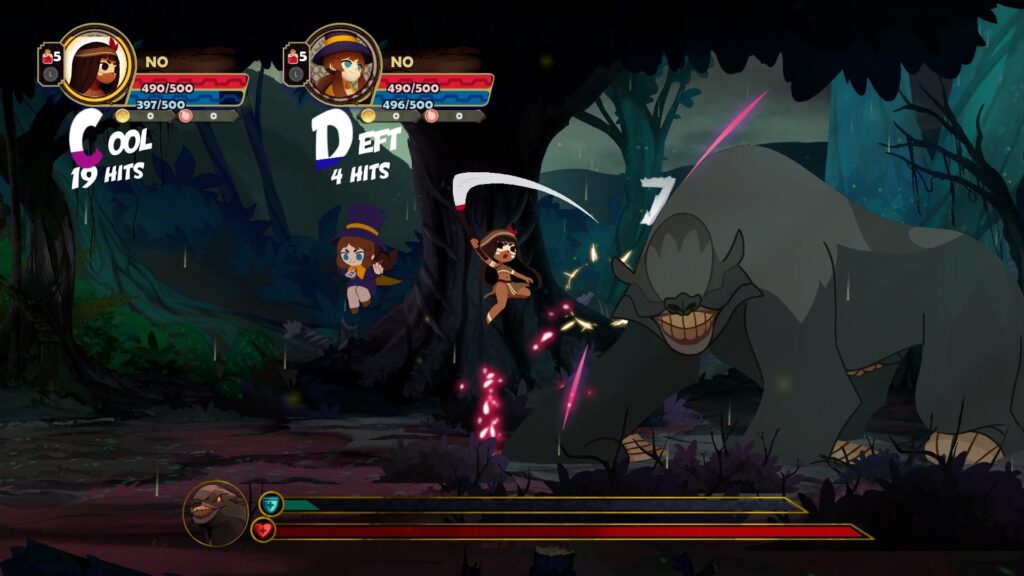 Co-op gameplay: Tunche features local co-op gameplay, allowing up to four players to team up and fight their way through the Peruvian jungle together
