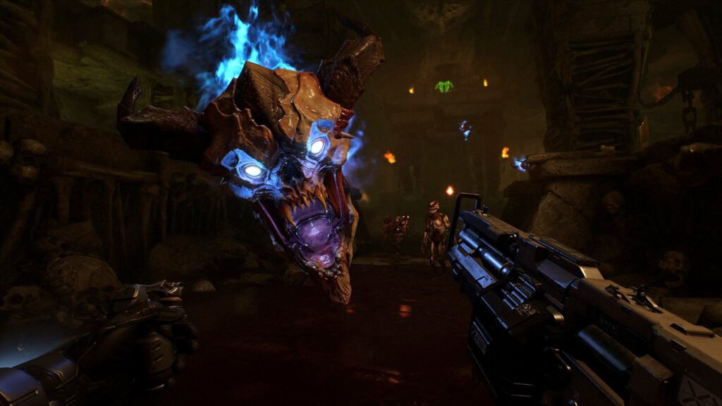 Classic DOOM Weapons: Players will have access to a range of classic DOOM weapons, including the shotgun, rocket launcher, and chainsaw.
