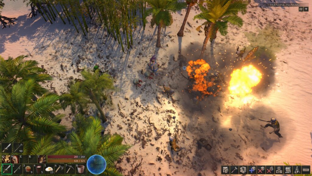 Survival mechanics: The game features a variety of survival mechanics, such as hunger, thirst, and cold. Players must gather resources and craft items to survive, such as food, water, and shelter.