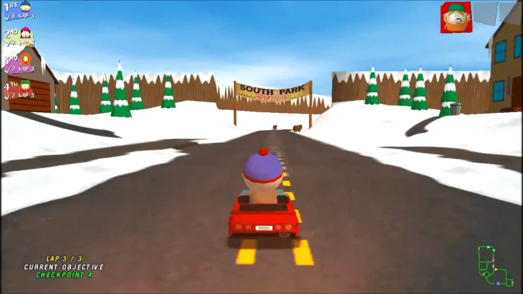 Unique gameplay: South Park Rally combines fast-paced racing with wacky weapons and power-ups, creating a gameplay experience that is both entertaining and unpredictable.