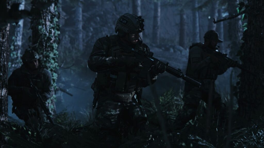 Multiplayer Mode: The game includes a variety of multiplayer modes, including traditional game modes like Team Deathmatch and Domination, as well as more unique modes like Gunfight and Ground War.