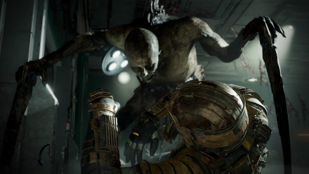 Strategic dismemberment - Dead Space's combat system allows players to use strategic dismemberment to defeat enemies. By targeting specific body parts of the Necromorphs, players can sever limbs and neutralize threats.
