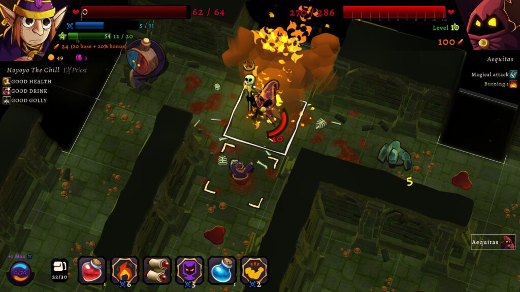 Rewind mechanic: One of the most unique features of Desktop Dungeons: Rewind is its "rewind" mechanic. This allows players to turn back time and try again if they make a mistake or die in the game. This mechanic adds an extra layer of strategy to the game, as players must carefully plan their moves and anticipate the actions of their enemies in order to avoid death and progress through the dungeon.