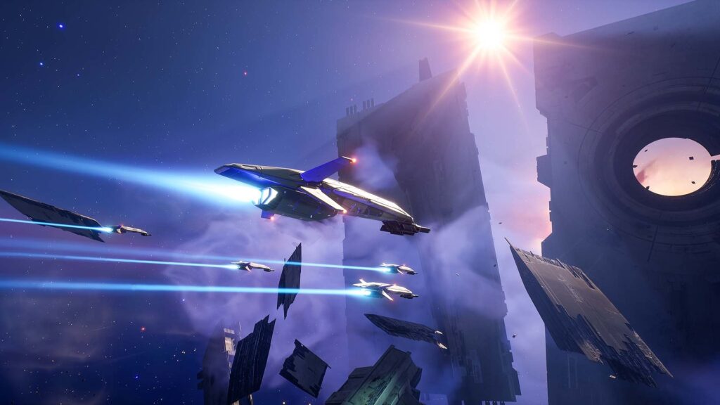 Epic Space Battles: Command a fleet of advanced spaceships in intense and dynamic battles across a variety of environments.