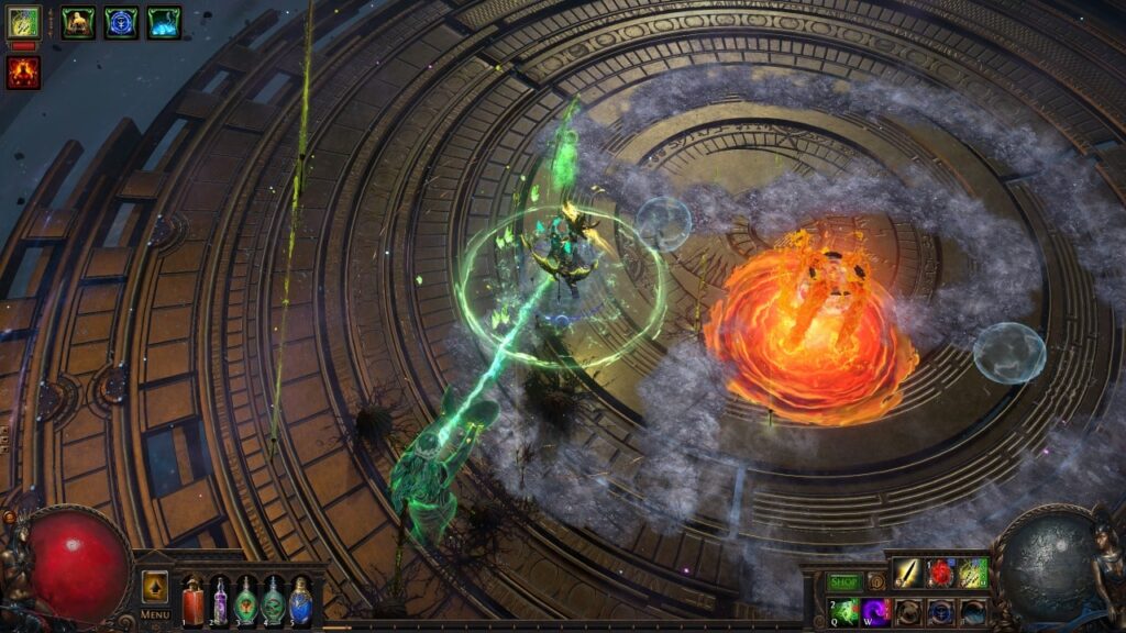 Deep Crafting System: Path of Exile's crafting system is incredibly deep and complex, allowing players to create powerful and unique items. Players can use a variety of materials and modifiers to craft items with specific properties, making it possible to create gear that is tailored to their needs.