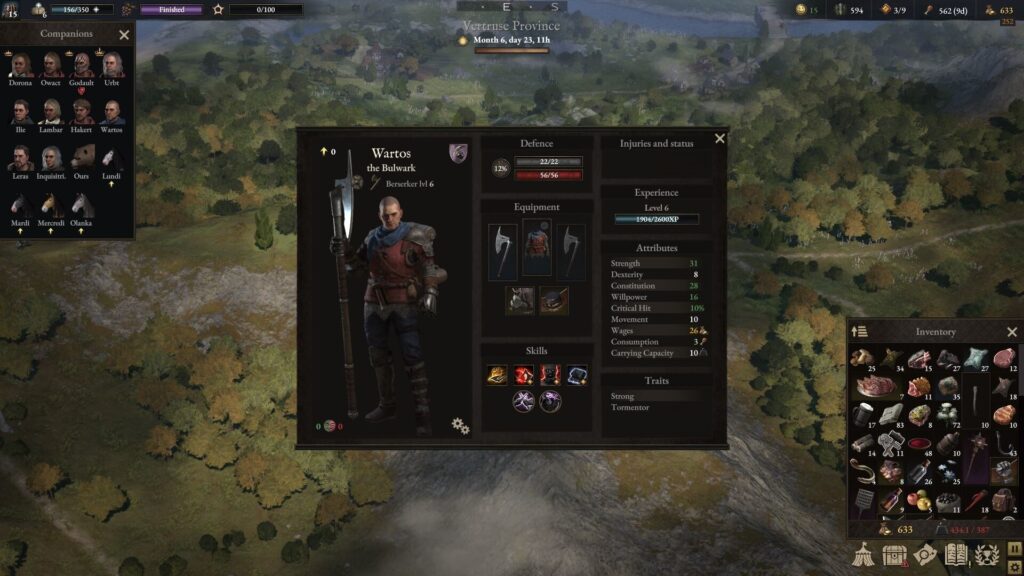 Crafting - Crafting is a major aspect of gameplay in Wartales. Players can gather resources and materials to create their own weapons, armor, and other useful items. With a wide range of crafting options and attributes to choose from, players can tailor their equipment to suit their playstyle.