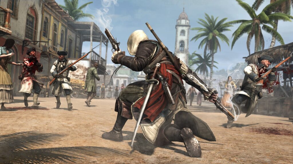 Expansive Open-World Caribbean: Assassin's Creed IV: Black Flag presents a vast and beautifully realized open-world Caribbean setting. Explore bustling cities, dense jungles, hidden caves, and uncharted islands as you uncover the secrets of the Golden Age of Piracy.