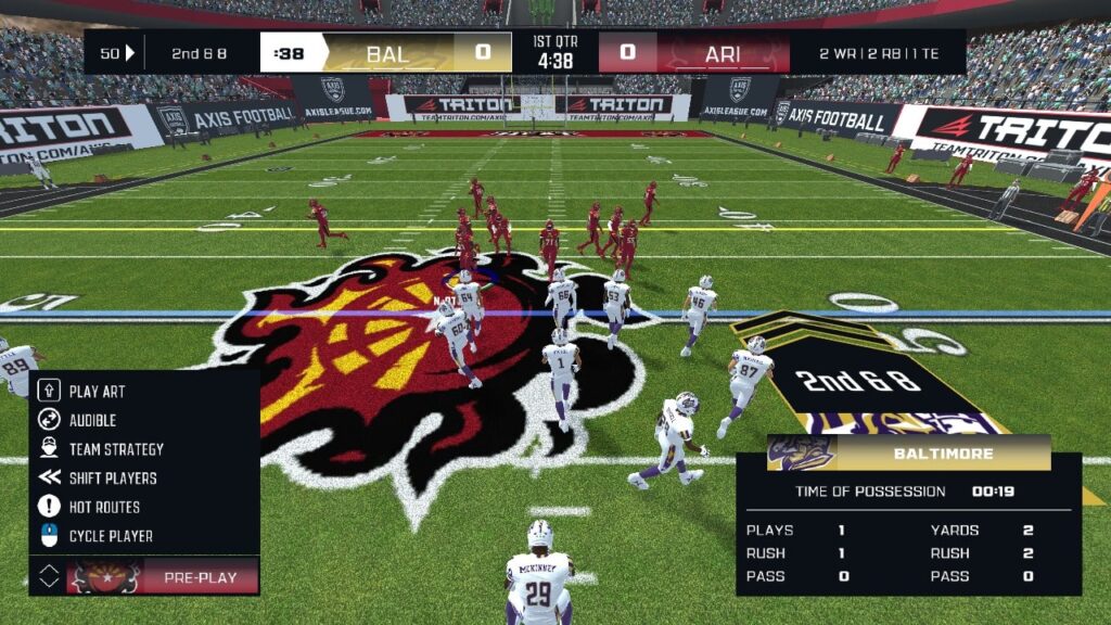 Improved Player Animations and Graphics - Axis Football 2021 boasts improved player animations and graphics, making the game feel like a true football simulation. The players move and react realistically, adding to the overall immersion of the game.