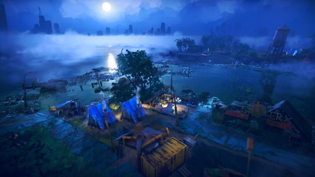Challenging gameplay: Players must overcome dangerous predators, environmental obstacles, and other challenges as they navigate the flooded world.