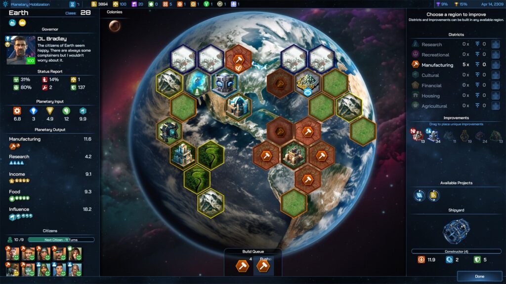 Advanced Diplomacy and Trade Systems - Players must build alliances, negotiate deals, and share resources to survive in the galaxy. The game's AI system ensures that every interaction with other civilizations is unique, with each race having its own personality and objectives.