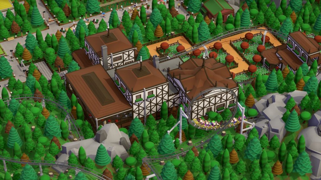 Realistic Management Simulation: Parkitect offers a realistic financial management simulation, where players must balance expenses and revenue, set prices for admission and rides, and hire staff to keep guests happy.