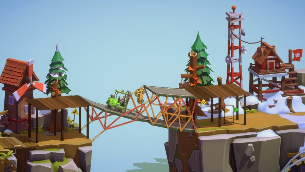 Innovative Bridge Building: Poly Bridge 3 introduces an innovative and realistic bridge building system that challenges players to think like engineers. Construct bridges using a variety of materials and navigate complex terrain to create structurally sound and functional designs.