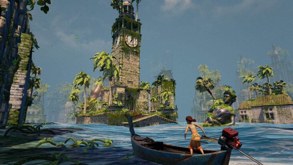 No traditional enemies or combat - Unlike many other games, Submerged does not feature traditional enemies or combat. Instead, the game's challenge comes from navigating the treacherous waters and avoiding obstacles such as debris and dangerous sea creatures.