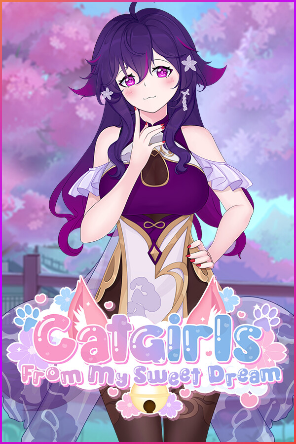 Catgirls From My Sweet Dream Pc Game Portrait